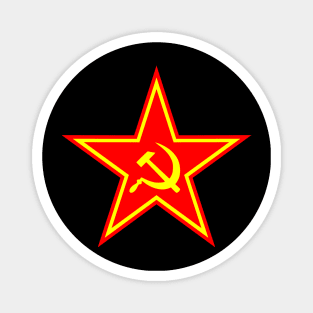 Star hammer sickle Magnet